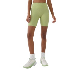 Legginsy damskie 4F FNK F014 jasna zieleń 4FWSS25TFSTF014 42S