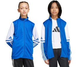 Bluza dla dzieci adidas Squadra 25 Training niebiesko-biała JD4798