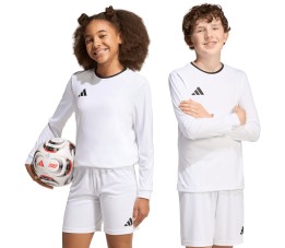 Koszulka dla dzieci adidas Entrada 26 Long Sleeve Jersey biała KF5874