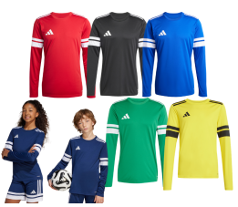 Koszulka dla dzieci adidas Squadra 25 Long Sleeve - Nadruki, Różne kolory