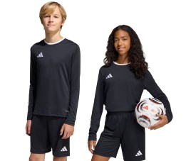 Koszulka dla dzieci adidas Entrada 26 Long Sleeve Jersey czarna KF5879