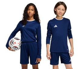 Koszulka dla dzieci adidas Entrada 26 Long Sleeve Jersey granatowa KF5877