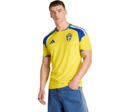 Koszulka męska adidas Sweden 26 Home Jersey żółto-niebieska JM5814