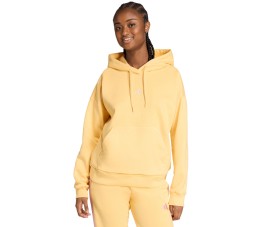 Bluza damska adidas Essentials Small Logo Feel Cozy Hoodie żółta KC5281