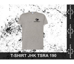 T-SHIRT JHK TSRA 190 - NADRUK PRZÓD, RÓŻNE KOLORY