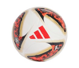 Piłka nożna adidas Bundesliga 26/27 Torfabrik League J350 biało-pomarańczowo-złota HY5058