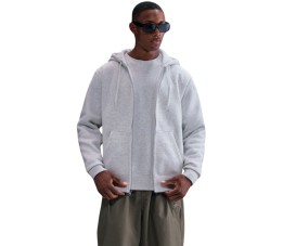 Bluza męska Nike Club BB FZ Hoodie szara FN3861 051