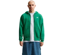 Bluza męska Nike Club BB FZ Hoodie zielona FN3861 365