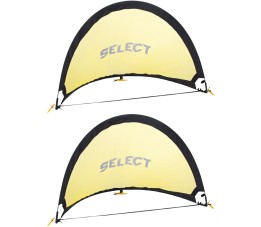 Bramka do piłki nożnej Select Pop Up 2 szt.110x80 cm żółto-czarna 800039