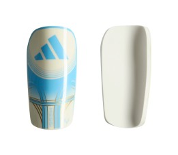 Ochraniacze piłkarskie adidas Messi SG EU Club biało-niebieskie KV8451
