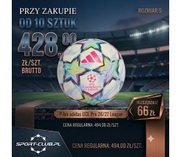 Piłka adidas UCL Pro 26/27 League KE9757 - pakiet 10 szt
