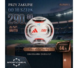 Piłka adidas Tiro Pro JW1533 - pakiet 10 szt
