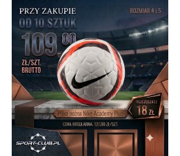 Piłka Nike Academy Plus HV6261 100 - pakiet 10 szt