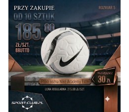 Piłka Nike Academy Elite HV6281 100 - pakiet 10 szt