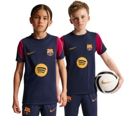 Koszulka dla dzieci Nike FC Barcelona Strike granatowo-bordowa II3237 401