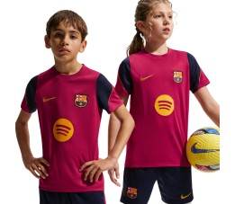 Koszulka dla dzieci Nike FC Barcelona Strike bordowa II3237 621