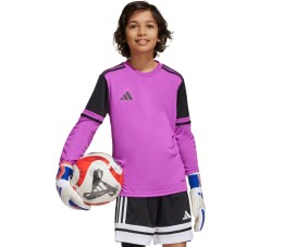Koszulka bramkarska dla dzieci adidas Squadra 25 Long Sleeve fioletowa JJ1939