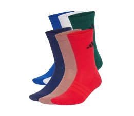 Skarpety adidas Cushioned Crew 6 par kolorowe KY1904