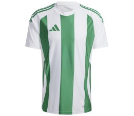 Koszulka męska adidas Striped 24 Jersey biało-zielona IW2148