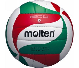 Piłka siatkowa Molten V4M1900 biało-czerwono-zielona