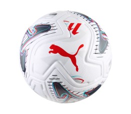 Piłka nożna Puma Stellar Nitro Ultimate LaLiga biało-czerwono-czarna 85078 01
