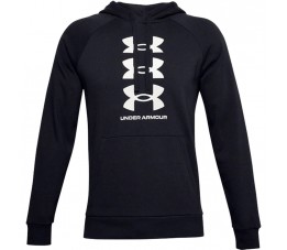 Bluza męska Under Armour Rivial Fleece czarna 1357094 001