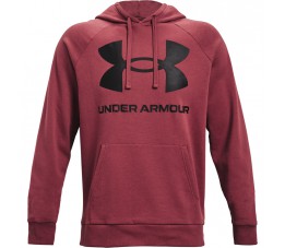 Bluza męska Under Armour Rival Fleece Big Logo HD burgund 1357093 652