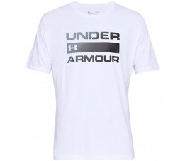 Koszulka męska Under Armour Team Issue Wordmark SS biała 1329582 100