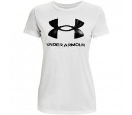 Koszulka damska Under Armour Live Sportstyle Graphic biała SSC 1356305 102