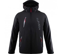 Kurtka męska softshell Alpinus Denali czarna BR43381