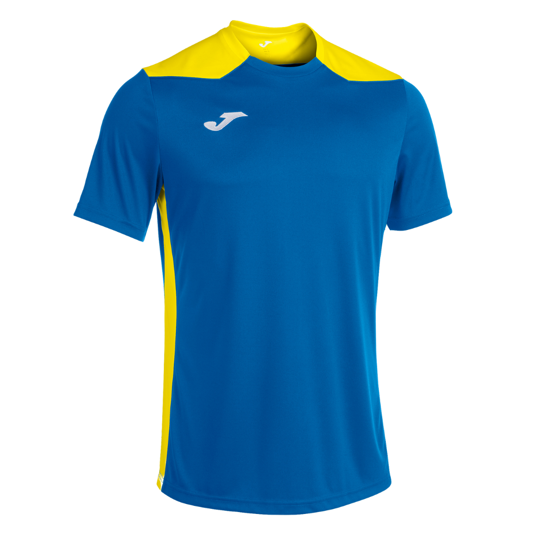 Koszulka Joma Championship IV Niebiesko Żółta 101822.709