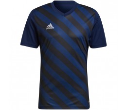 Koszulka męska adidas Entrada 22 Graphic Jersey granatowo-czarna HF0131