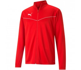 Bluza męska Puma teamRISE Training Poly Jacket czerwona 657392 01