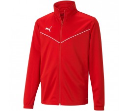 Bluza dla dzieci Puma teamRISE Training Poly Jacket Jr czerwona 657393 01