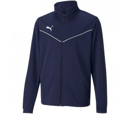 Bluza dla dzieci Puma teamRISE Training Poly Jacket Jr granatowa 657393 06