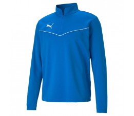 Bluza męska Puma teamRISE 1 4 Zip Top niebieska 657394 02