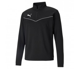 Bluza męska Puma teamRISE 1 4 Zip Top czarna 657394 03