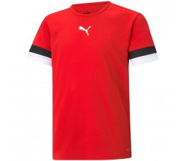 Koszulka dla dzieci Puma teamRISE Jersey Jr czerwona 704938 01