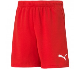 Spodenki dla dzieci Puma teamRISE Short Jr czerwone 704943 01