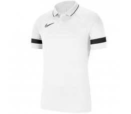 Koszulka męska Nike DF Acadamy 21 Polo SS biała CW6104 100