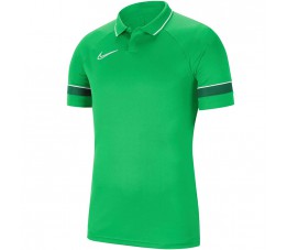 Koszulka męska Nike DF Academy 21 Polo SS zielona CW6104 362