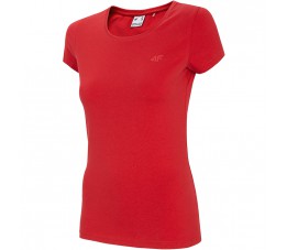 Koszulka damska 4F czerwona NOSH4 TSD001 62S