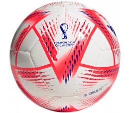Piłka nożna adidas Al Rihla Club Ball biało-czerwona H57801