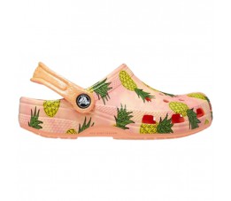 Chodaki dla dzieci Crocs Classic Party Kids pomarańczowe 207826 83E