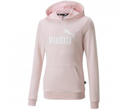 Bluza dla dzieci Puma ESS Logo Hoodie TR różowa 587030 16