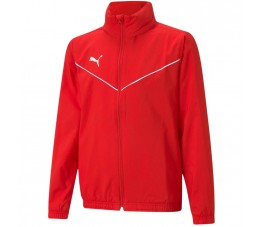 Kurtka dla dzieci Puma teamRISE All Weather Jacket czerwona 657402 01