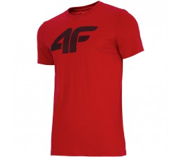 Koszulka męska 4F czerwona H4L22 TSM353 62S