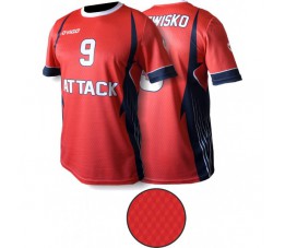 Strój siatkarski VIGO ATACK nadruki gratis sublimacja V COMPRESSION+