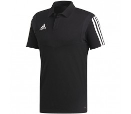 Koszulka męska adidas Tiro 19 Cotton Polo czarna DU0867