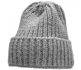 Czapka damska 4F szary melanż H4Z22 CAD017 25M